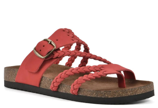 Damen Riemchen-Sandalen mit geflochtenem Design und verstellbarem Riemen EB