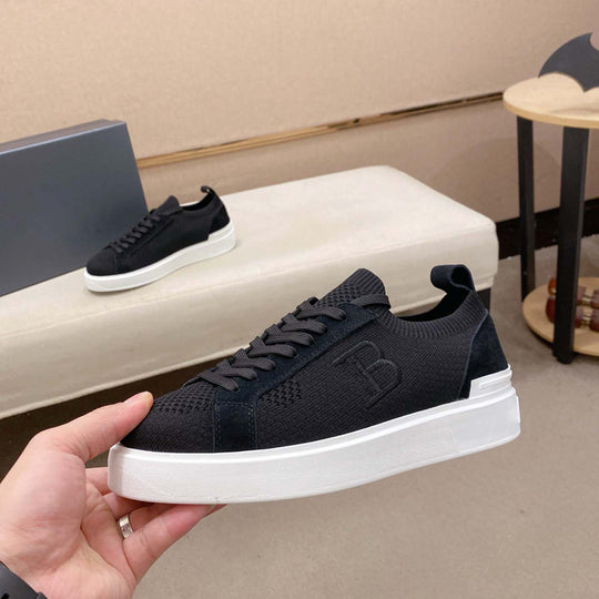Damen Leichte Komfort Sneakers mit atmungsaktiver Strickoberfläche und flexibler Sohle EB