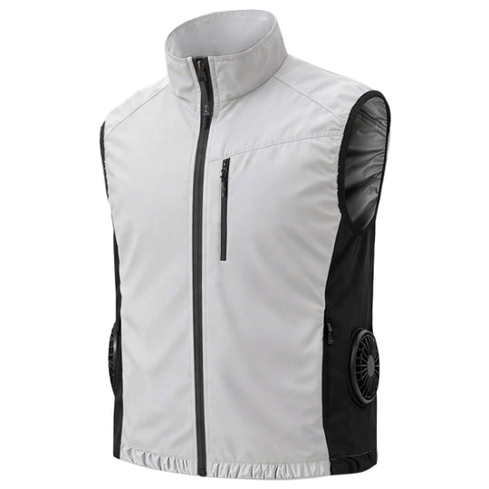 Unisex nan ergonomische Kühlweste mit integrierten Ventilatoren und Akkuanschluss EB