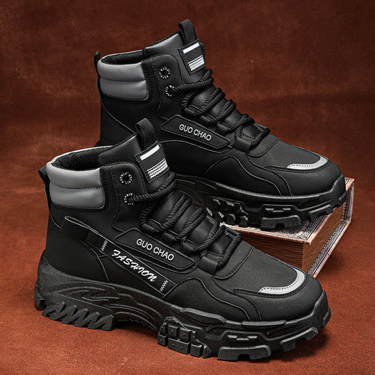 Damen Sportliche Hiking Stiefel mit rutschfester Sohle und atmungsaktivem Obermaterial EB
