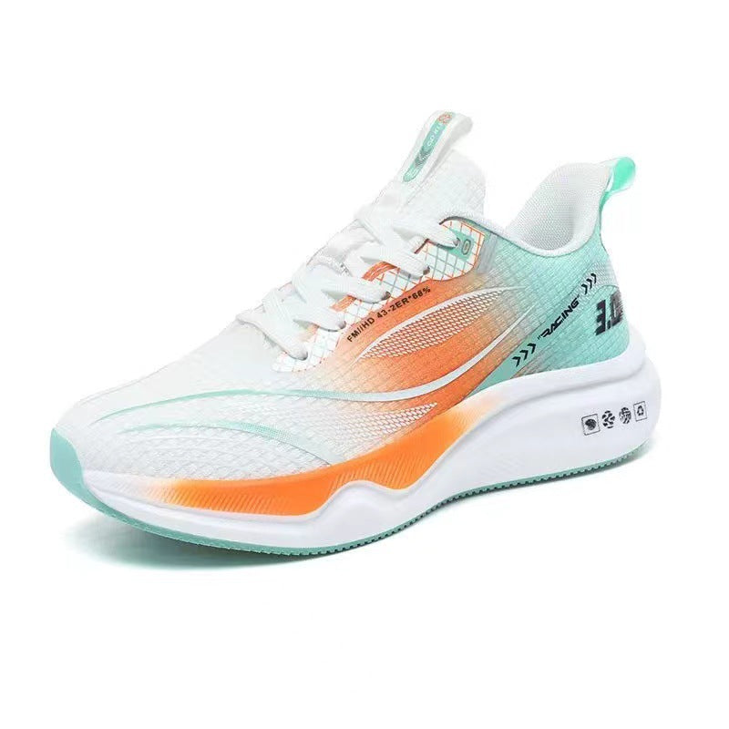 Unisex leichte Street-Running Sneaker mit geformter Energierückführungssohle und atmungsaktivem Netzoberteil EB