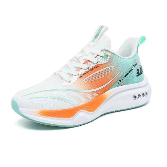 Unisex leichte Street-Running Sneaker mit geformter Energierückführungssohle und atmungsaktivem Netzoberteil EB