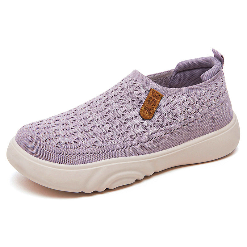 Damen Zeitlose Slip-On Sneakers mit elastischem Obermaterial EB