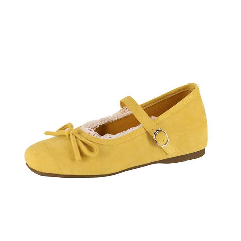 Damen Ballerinas mit dekorativem Riemchen und hochwertigem Obermaterial EB