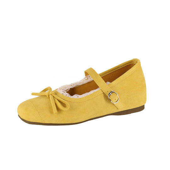 Damen Ballerinas mit dekorativem Riemchen und hochwertigem Obermaterial EB
