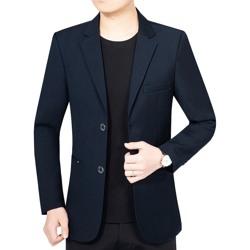 Herren Schlankes Business-Sakko mit minimalistischem Design und Stretch-Komfort EB