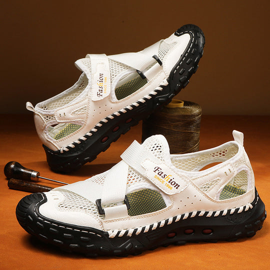 Herren Atmungsaktive Sport-Sandalen mit verstellbarem Riemensystem EB