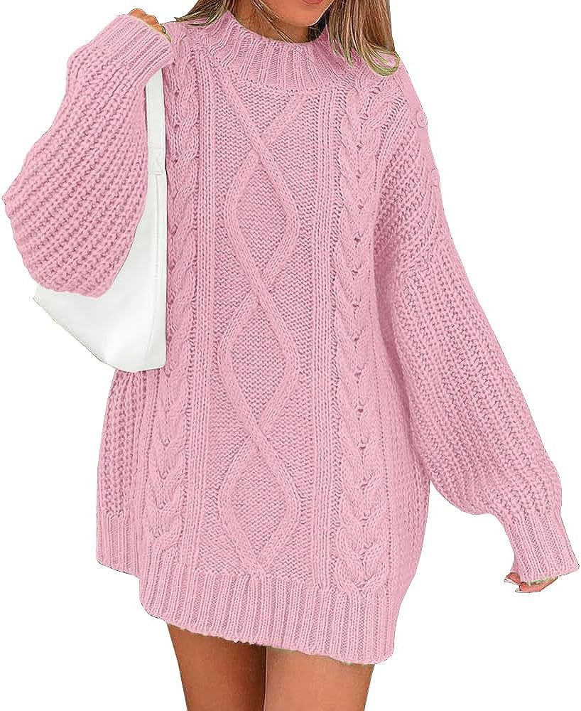 Damen Strickpullover mit oversized Schnitt EB