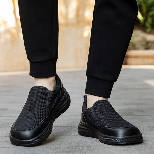 Damen Slip-On Freizeitsneaker mit atmungsaktiver Mesh-Oberfläche und rutschfester Sohle EB