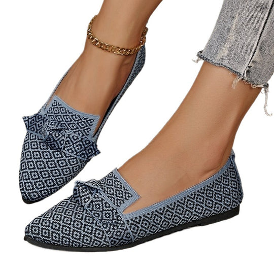 Damen Atmungsaktive und modische Slip-On Ballerinas EB