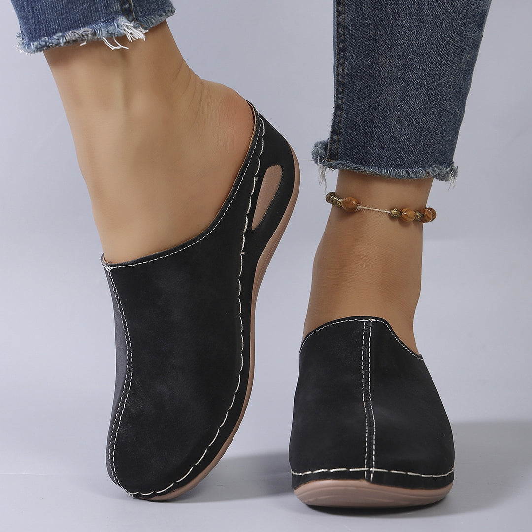 Damen Clogs mit ergonomischem Fußbett und rutschfester Sohle EB