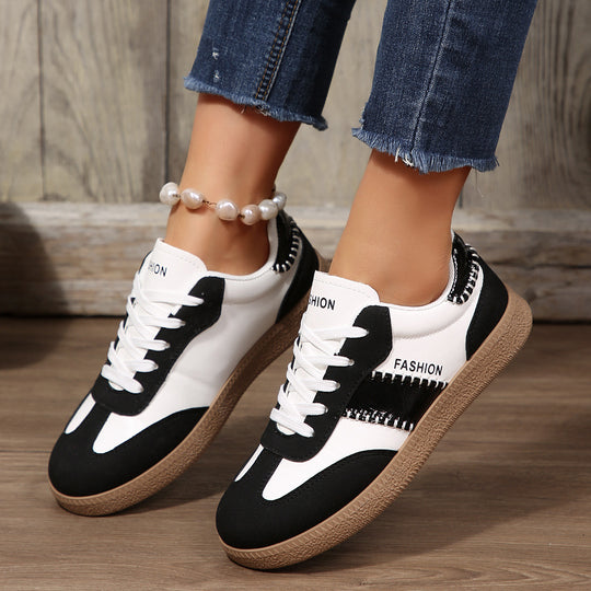 Damen modische Sneakers mit atmungsaktiver Struktur und rutschfester Sohle EB