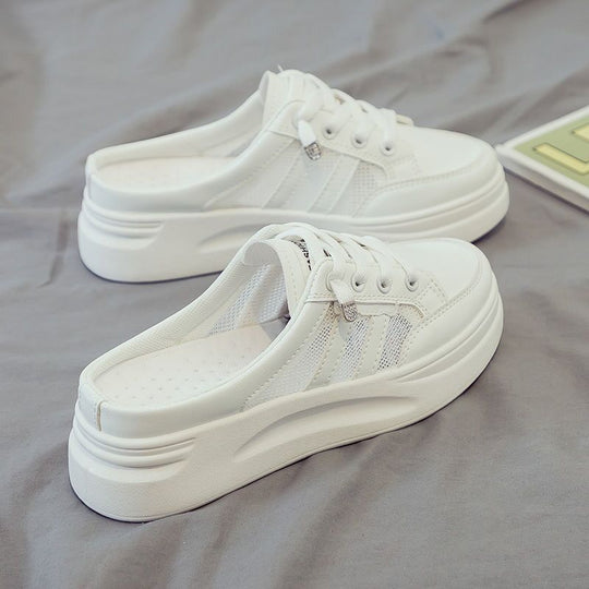 Damen Slip-On Sneakers mit atmungsaktiver Netzstruktur und bequemer Sohle EB
