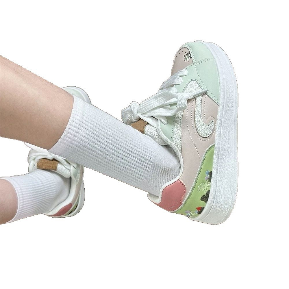 Damen Sneaker mit floralem Design und innovativer Polsterung EB