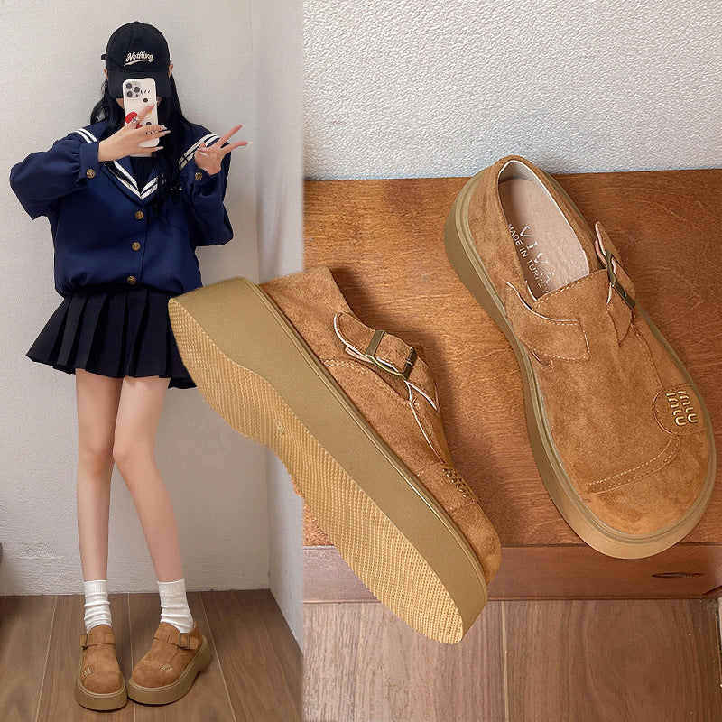 Damen bequeme Clogs mit modischer Schnalle EB