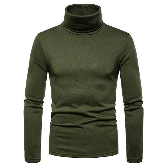 Herren Rollkragenpullover aus weichem Strickmaterial EB