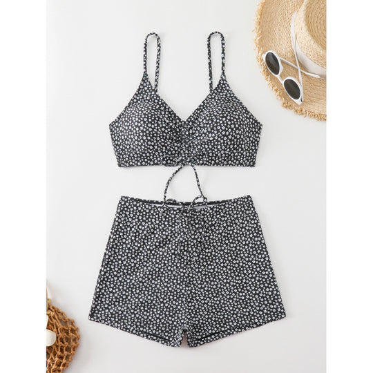 Damen Bikini-Set mit floralem Design und schickem Schnitt EB