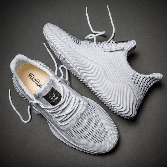 Damen Sportliche Sneaker mit elastischer Knöchelpartie und rutschfester Sohle EB