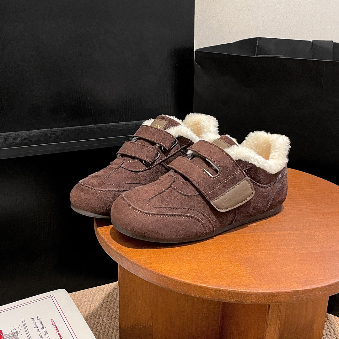Damen Clogs mit flauschigem Innenfutter und rutschfester Sohle EB