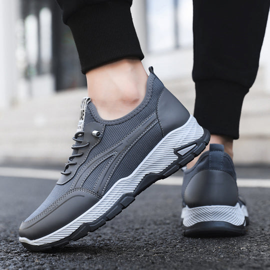 Damen Sportliche Leichtgewicht-Sneaker mit atmungsaktiver Mesh-Oberfläche und rutschfester Sohle EB