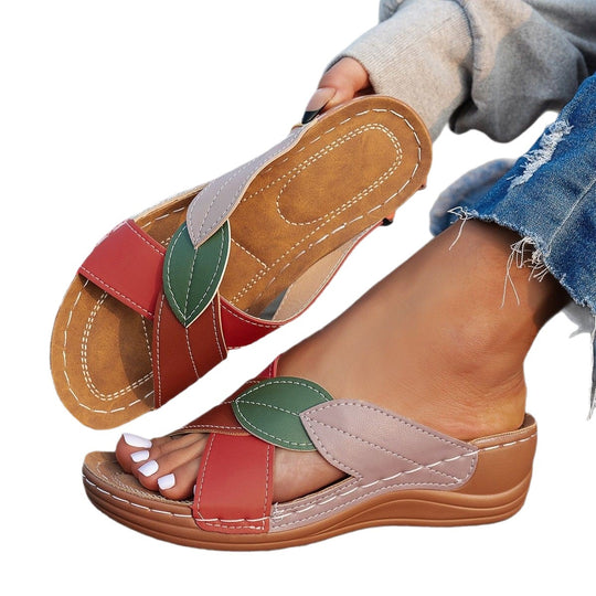 Damen Bequeme und stilvolle Zehentrenner-Sandalen EB