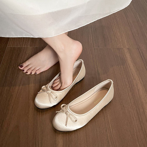 Damen Ballerinas mit schickem Schleifenakzent und komfortablem Fußbett EB