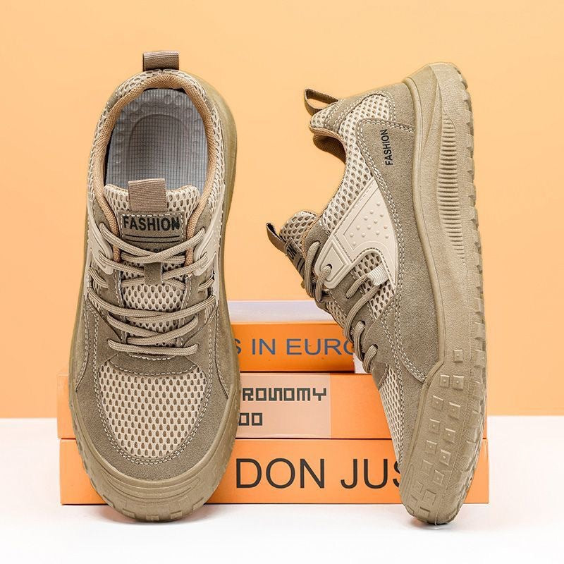Damen Sportliche Sneaker mit atmungsaktiver Mesh-Oberfläche EB