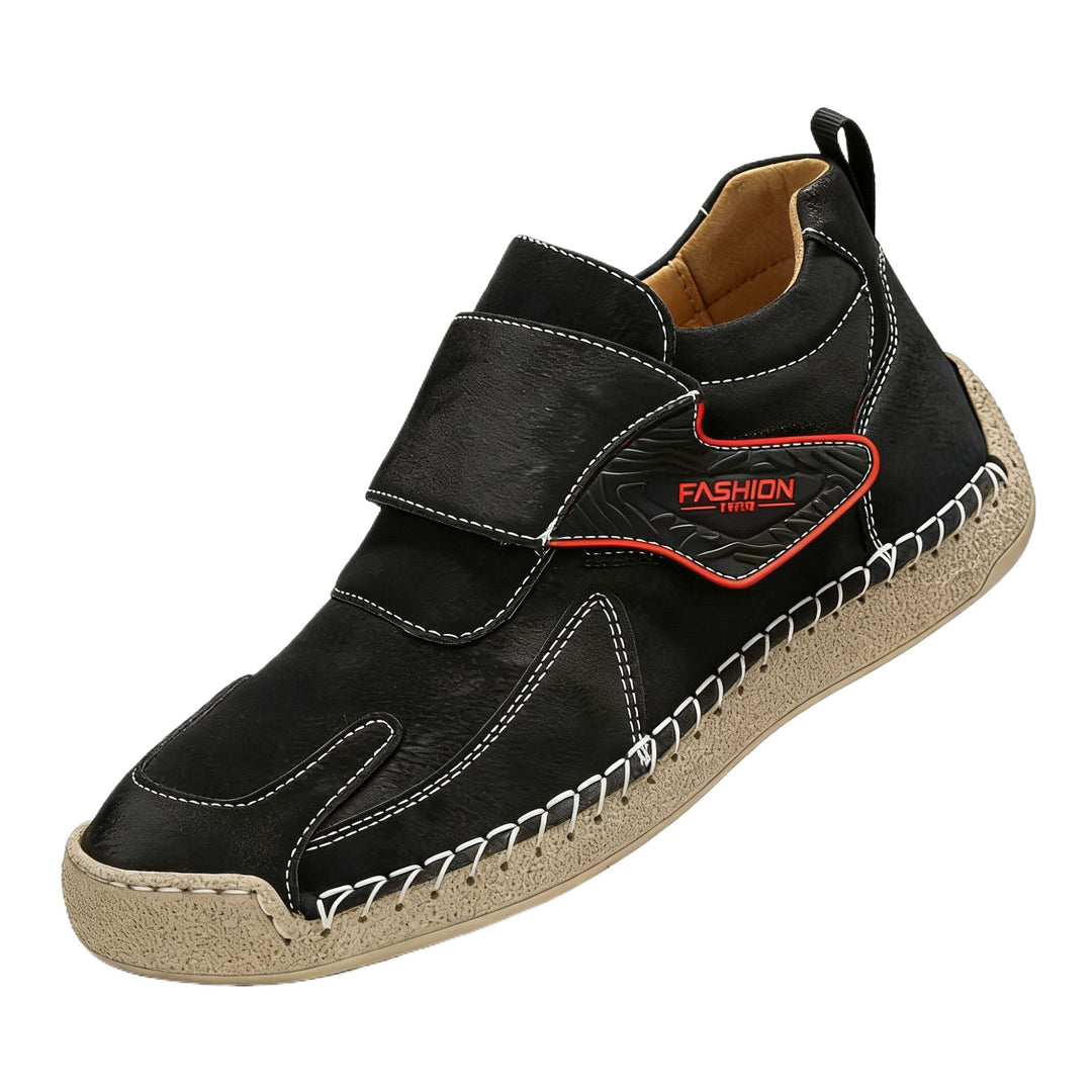 Herren Bequeme und modische Freizeitschuhe mit Klettverschluss EB
