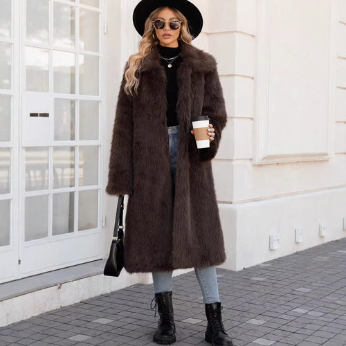 Damen Modischer Long Coat EB