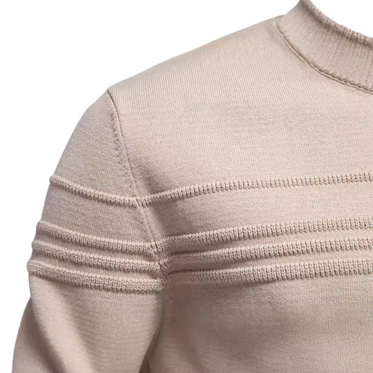 Herren Strickpullover mit modernem Strukturdesign und Komfortpassform EB