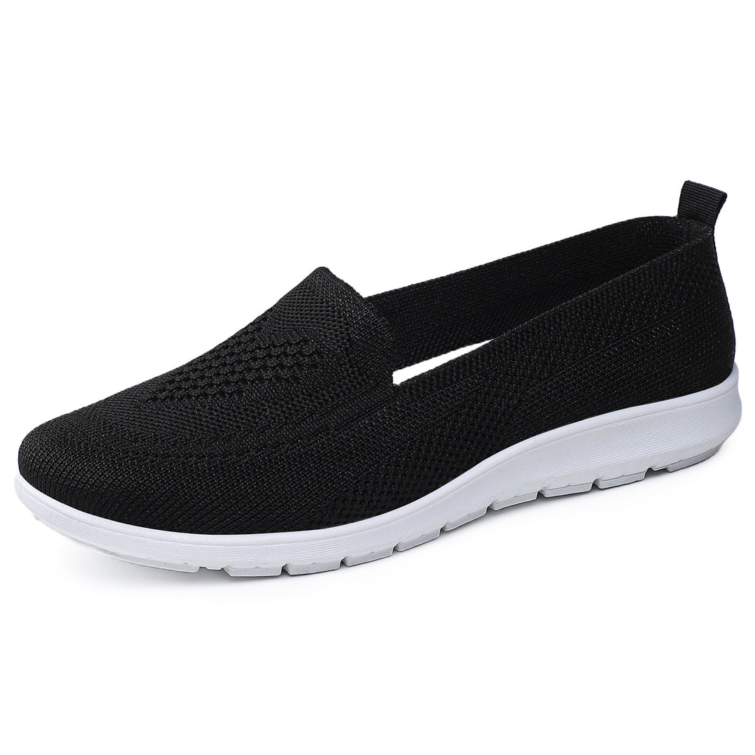 Damen Atmungsaktive Strick-Slipper EB