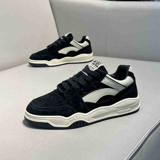 Damen Sportliche Sneaker mit hochwertigem Wildleder und dämpfender Sohle EB