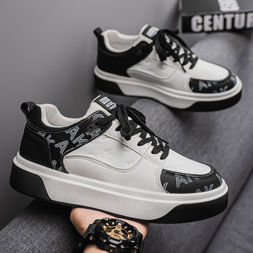 Damen Modische Chunky Sneakers mit strapazierfähigem Obermaterial und rutschfester Sohle EB