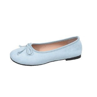 Damen Ballerinas mit feiner Schleifenapplikation EB