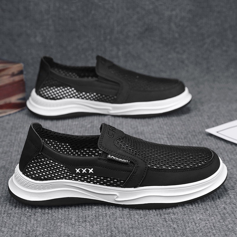 Damen Atmungsaktive Slip-On Sneakers im modernen Design mit rutschfester Sohle EB