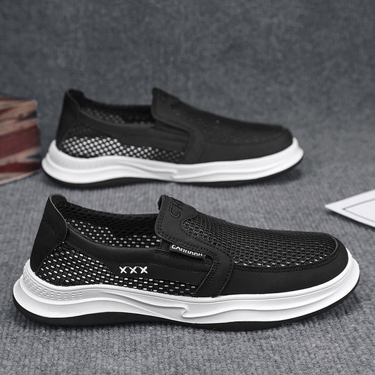 Damen Atmungsaktive Slip-On Sneakers im modernen Design mit rutschfester Sohle EB