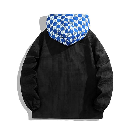 Damen leichte Funktionsjacke mit verstellbarer Kapuze und atmungsaktivem Innenfutter EB