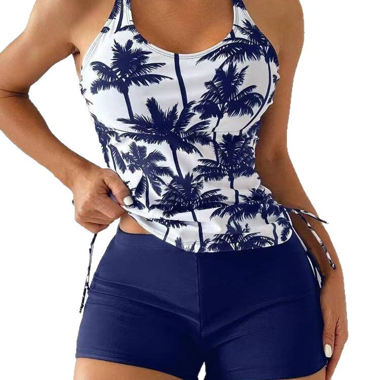 Damen Tankini-Set mit floralem Design und verstellbaren Trägern EB