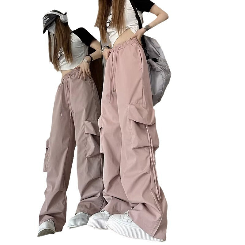 Damen Cargo-Hose im urbanen Stil mit weitem Schnitt und praktischen Seitentaschen EB