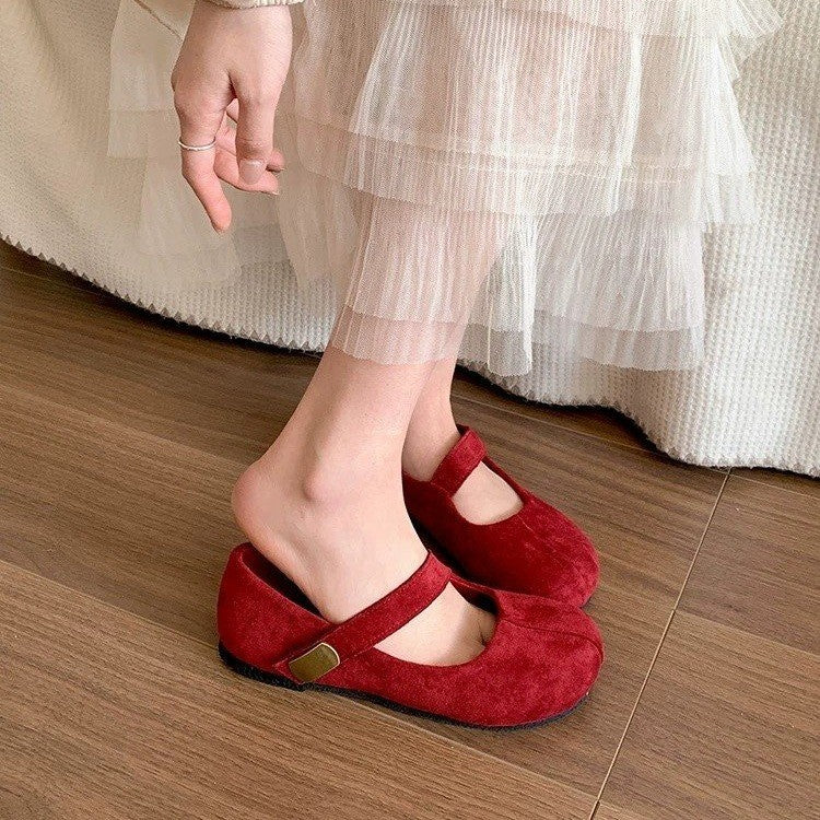 Damen Schicke Ballerinas mit Leo-Muster EB