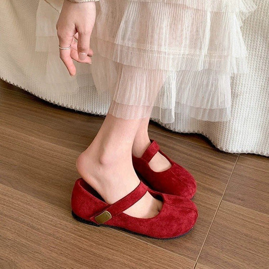 Damen Schicke Ballerinas mit Leo-Muster EB