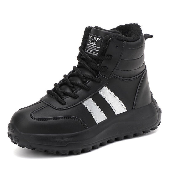 Damen Hohe und isolierte Winterstiefel mit rutschfester Sohle EB