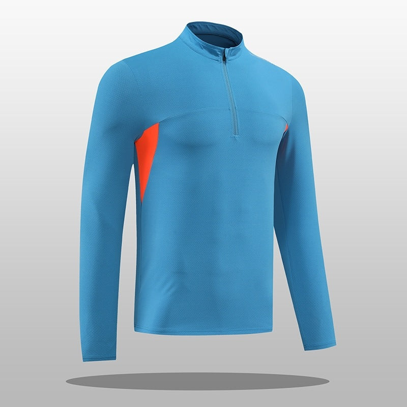 Herren Funktions-Thermoshirt mit Stehkragen und Reißverschluss EB