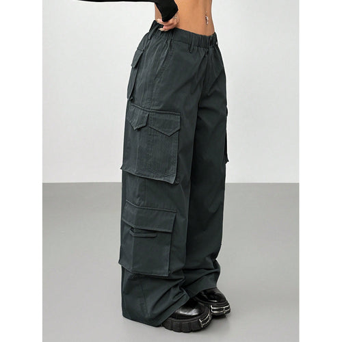 Damen Cargo-Hose mit weitem Schnitt und praktischen Taschen EB
