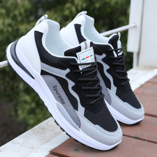 Damen Sportliche Sneaker mit atmungsaktiver Mesh-Oberfläche und stoßdämpfender Sohle EB