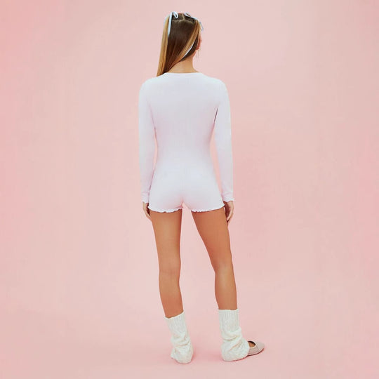Damen Jumpsuit mit eleganter Rippstruktur EB