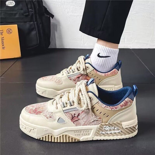Damen trendige Sneaker mit modernem Design EB
