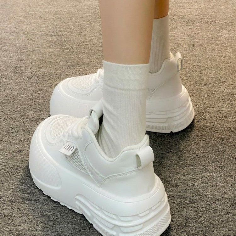 Damen Chunky-Sneaker mit glänzenden Akzenten und dämpfender Sohle EB