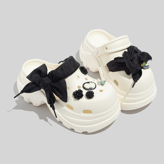 Damen Modische Clogs mit dekorativen Applikationen und komfortabler Sohle EB