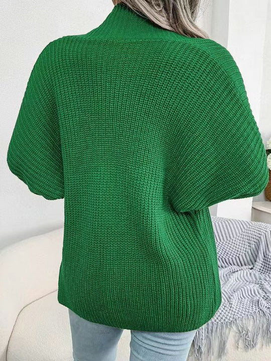 Damen gemütlicher Strickcardigan mit oversized Schnitt EB